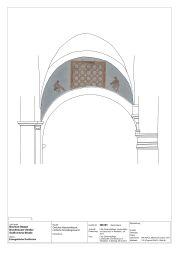 Kartierung: Bochum-Stiepel, Evangelische Dorfkirche,  Östliches Mittelschiffsjoch, nördliche Scheidbogenwand 