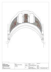 Kartierung: Bochum-Stiepel, Evangelische Dorfkirche, Östliches Mittelschiffsjoch, Ostwand 